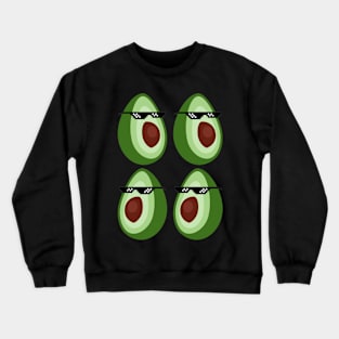 Cool avocado pattern Crewneck Sweatshirt